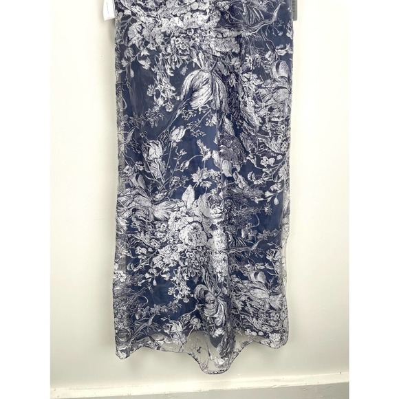 NWT JS Collections Maddison V-Neck Column Gown Size 12 - Picture 12 of 16